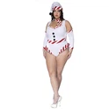 PLUS SIZE SEKSI QOR AYOL KOSTYUM